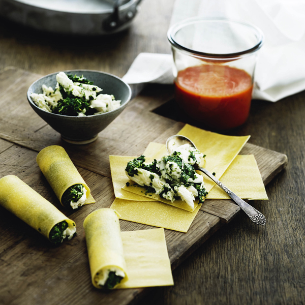 Cannelloni med spinat og mozzarella - Galbani